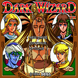 Dark Wizard (U) Title Screen